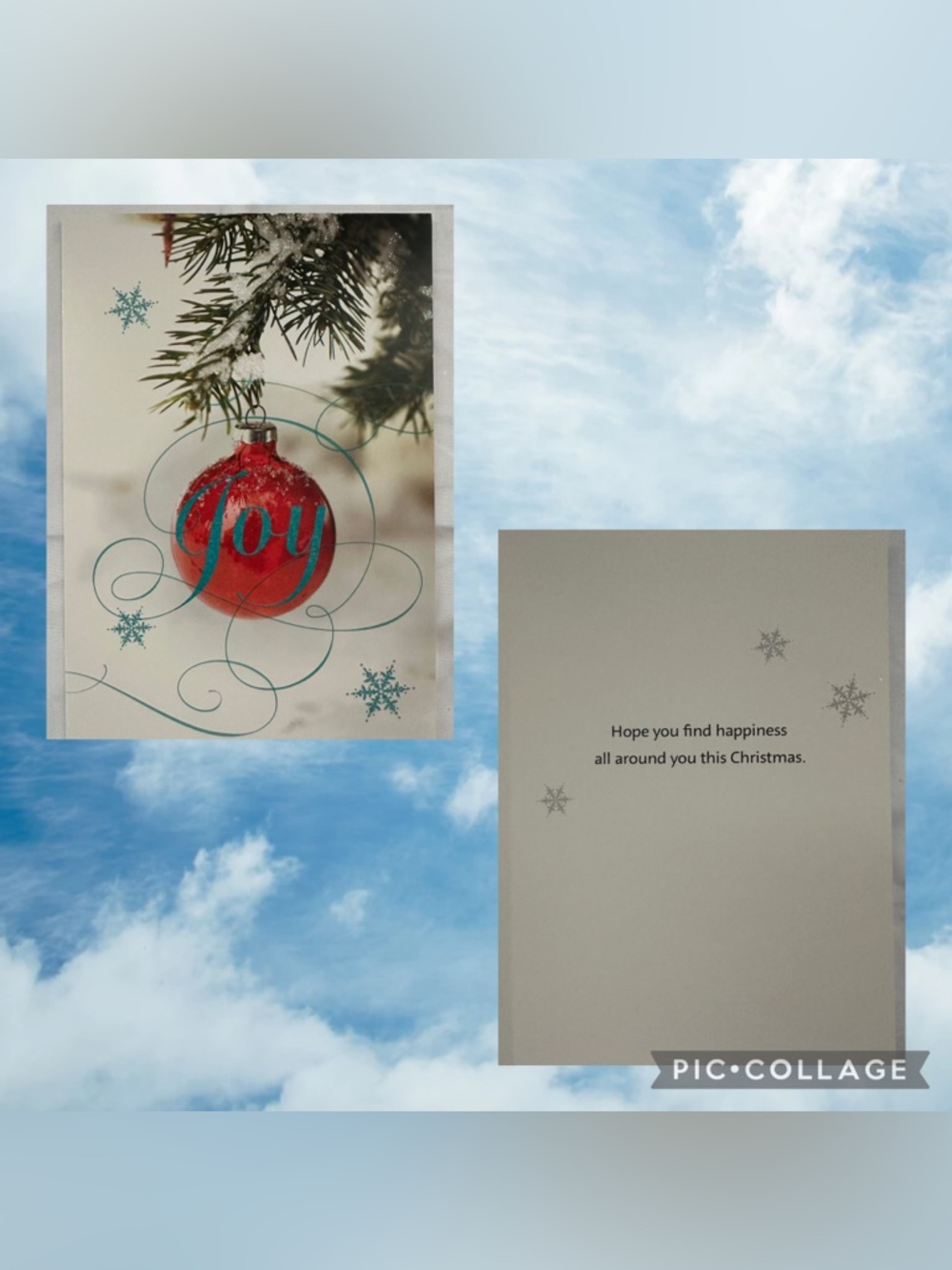 16 Ct Holiday Cards & Envelopes Set Joy, Noel, Hope, Peace Designs - Picture 8 of 8